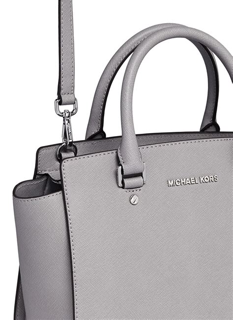 michael kors selma medium grey